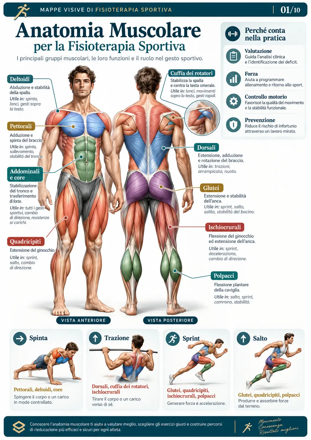 Anatomia Muscolare per la Fisioterapia Sportiva