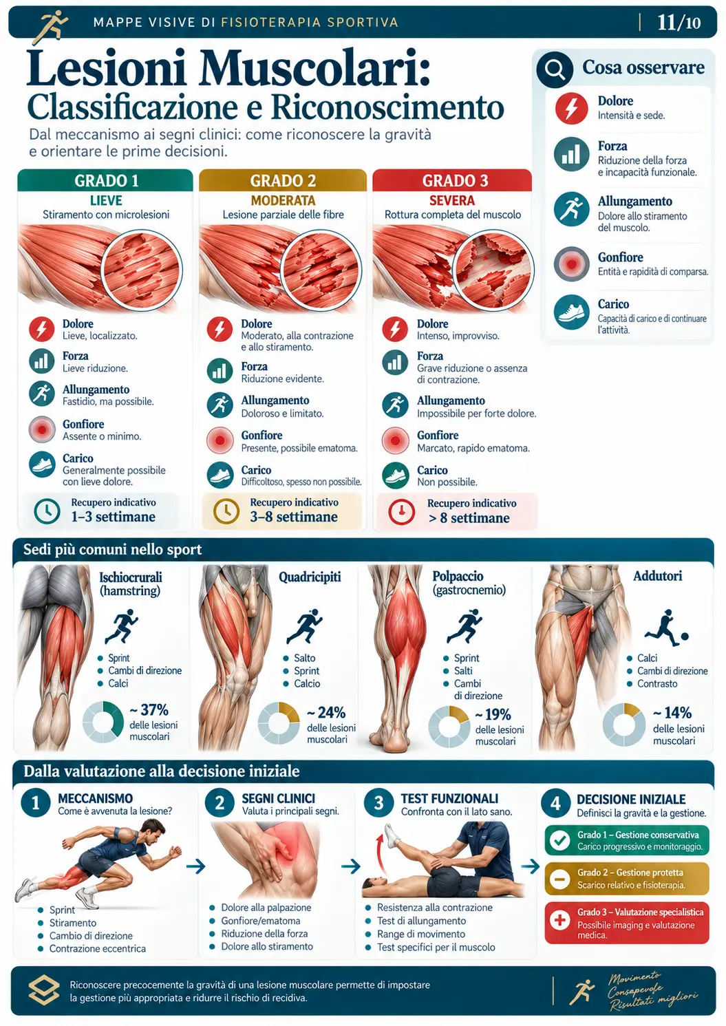 Lesioni Muscolari: Classificazione e Riconoscimento