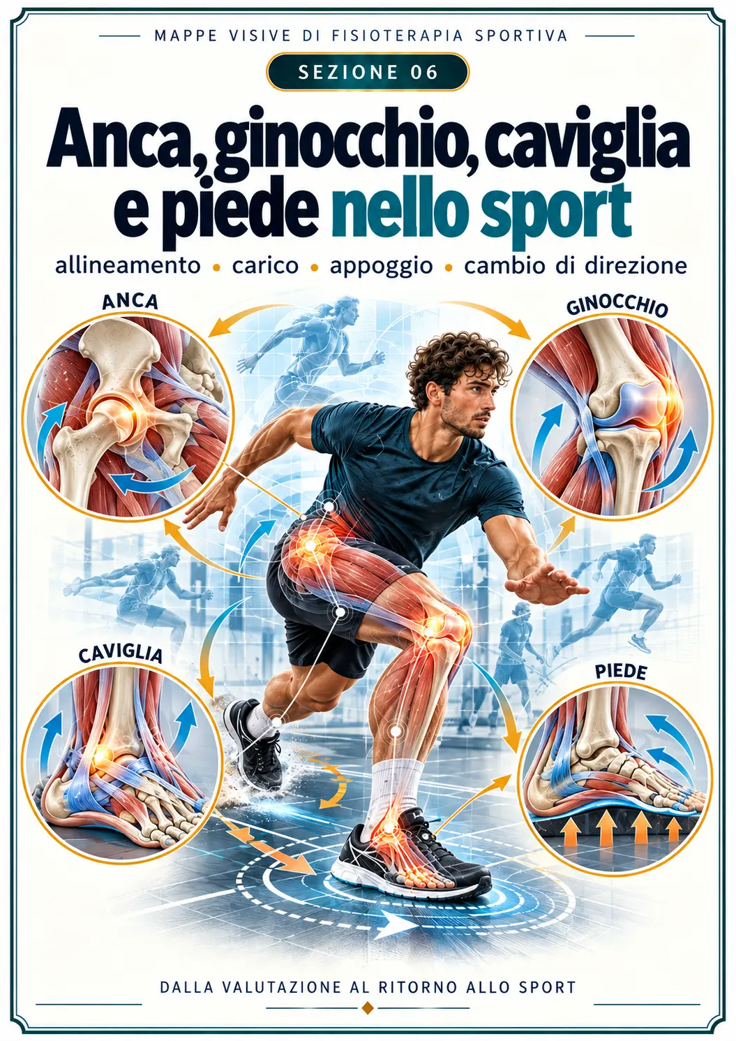 Anca, ginocchio, caviglia e piede nello sport